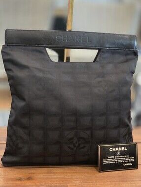 Chanel vintage Travel Line Hand Bag Ultra Rare Find!